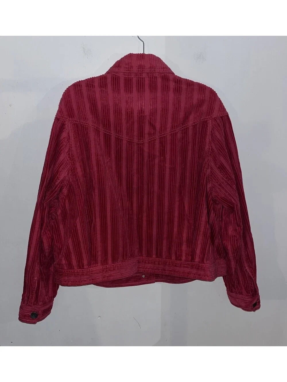 NWOT CAbi 4124 Cheeky Topper Boxy Bomber Corduroy Jacket Size Large $160 Retail